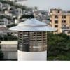 YGYGY 304 Stainless Steel Chimney Cap, 11cm/16cm Round Pipe Vent, Roof Exhaust Hood for Stove Pipes(11cm) view 4