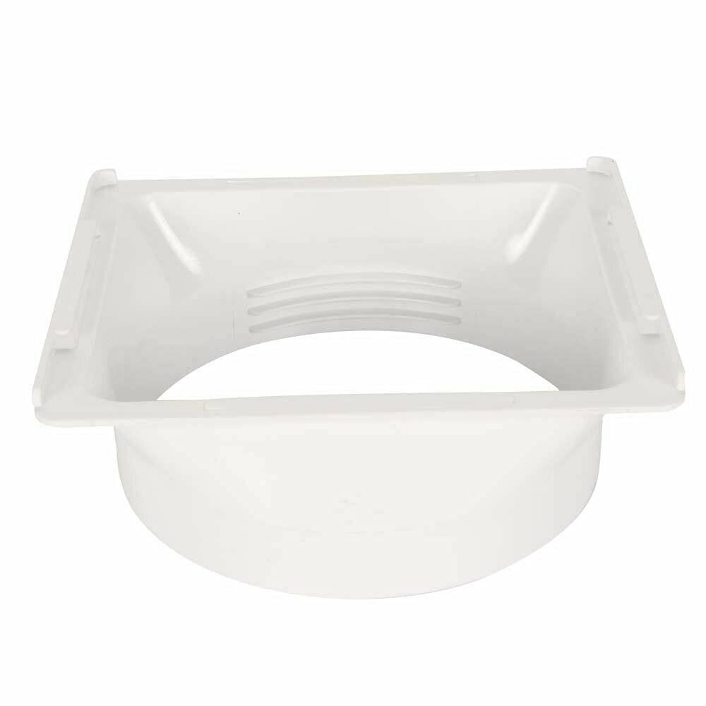 5.9 Inch Portable Air Conditioner Exhaust Hose Coupler - Square to Round Window Adapter, AC Unit Tube Connector for Mobile Air Conditioning Accessories