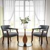 4-Set Dining Chairs with Casters and Arms, Rolling Dining Chairs with 360 Swivel Wheels, Boss Caption's Chair, Wood Desk Chair with Wheels, Easy Assembly for Dining Room, Home Funiture Grey view 3