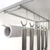 cfycfy987 Kitchen Roll Holder Kitchen Roll Holder Stainless Steel Paper Towel Holder Under Cabinet Shelf for Kitchen Bathroom Kitchen roll Rack(Silver) view 4