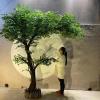 Simulation Banyan Large Fake Tree Wishing Tree Hotel Indoor and Outdoor Landscaping Bionic Green Plant Decoration Wedding Window Props 2mx1.8m view 1