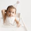 MAMUXI Natural Boho 1st Birthday Hat, Light Curry view 4