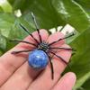2" Natural Quartz Spider Carved Quartz Crystal Skull -5PCS-Lapis Lazuli Jasper view 1
