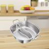 CQJRGF Chinese Hot Pot Divided Hot Pot Pan Kitchen Supply Thickened Shabu Shabu Divider Hot Pot Double Flavor Hotpot for Restaurant with lid(Without lid) view 4