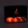 YUEYASHUX Flame Air Diffuser Humidifier 7 Colors Crystal Salt Stone Aromatherapy for Home Office Gift view 4