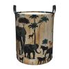 Animals Laundry Hamper,Portable Clothes Hampers,Storage Basket Toys Storage Organizer For Home Dorm view 1