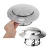 2.95-3.15-4.33-6.3-7.87 in Stove Pipe Vent Cap, 304 Stainless Steel Round Roof Rain Cap, Fireplace Chimney Cover with Bird Screen, Chimney Flue Cowl(110 mm(4.33 in)) view 1