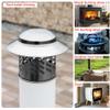 2.95-3.15-4.33-6.3-7.87 in Stove Pipe Vent Cap, 304 Stainless Steel Round Roof Rain Cap, Fireplace Chimney Cover with Bird Screen, Chimney Flue Cowl(110 mm(4.33 in)) view 2