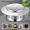2.95-3.15-4.33-6.3-7.87 in Stove Pipe Vent Cap, 304 Stainless Steel Round Roof Rain Cap, Fireplace Chimney Cover with Bird Screen, Chimney Flue Cowl(110 mm(4.33 in)) view 4