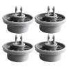 VEODONT 4Pcs Dishwasher Rack Basket Wheel Fit Compatible with Bosch Siemens Neff Dish Washer Replacement Parts Accessories view 2
