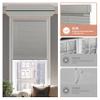 HOTSOON L-Shaped Slats 1-inch Faux Wood Horizontal Blinds Cordless Mini Blinds for Indoor Windows Privacy Protection Venetian Blinds for Bedroom Patio Kitchen Office Door,Off White,30" W x 48" H view 2