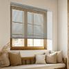 HOTSOON L-Shaped Slats 1-inch Faux Wood Horizontal Blinds Cordless Mini Blinds for Indoor Windows Privacy Protection Venetian Blinds for Bedroom Patio Kitchen Office Door,Off White,30" W x 48" H view 3