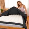 AYANSHI BEDDING 3 Side Zipper Duvet Cover Set King Size Black - Soft Microfiber Duvet Cover Set with 3 Sided Zipper Closure, King Size Duvet Cover (90"x104") & 2 Pillow Cases(20"x36"), NO Comforter view 1