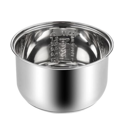 Rice Cooker Stainless Steel Inner Pot, For Multifunctional Rice Cookers, Replacement Option That Swaps Out Your Old Pot, Ensuring Long Lasting Use(4L)