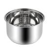 Rice Cooker Stainless Steel Inner Pot, For Multifunctional Rice Cookers, Replacement Option That Swaps Out Your Old Pot, Ensuring Long Lasting Use(4L) view 1