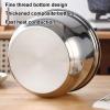 Rice Cooker Stainless Steel Inner Pot, For Multifunctional Rice Cookers, Replacement Option That Swaps Out Your Old Pot, Ensuring Long Lasting Use(4L) view 3