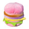 Ioensy Shoe Changing Stool Hamburger Shaped Stool Creative Cute Decorative with Storage Home Decor for Entryway Office Living Room, Fruit Burger view 1
