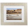 Trademark Fine Art Framed Wall Art - Alessio Trerotoli 'Moon Valley' Wall Decor with Matted Frame view 1