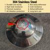 2.95/3.15/4.33/6.3/7.87 in Round Roof Cap, 304 Stainless Steel Fireplace Chimney Cover, Stove Pipe Rain Cap for Outside, Chimney Flue Exhaust Hood with Bird Guard(8 cm-3.15 in) view 3