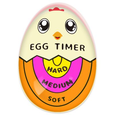 Lasubst Egg Timer for Boiling Eggs that Changes Color When Done, Orange
