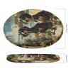 HEBVNJF Seat Cushion Round Pillow Cushion Dachshund Dog Bento Floor Cushions for Window Seat Bench Chair Reading Nook view 2
