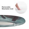 HEBVNJF Seat Cushion Round Pillow Cushion Diving Hippo Floor Cushions for Window Seat Bench Chair Reading Nook view 3