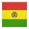Bolivia Flag Shower Curtain 72x72Inch (183x183cm),Sturdy Wear-Resisting Bathroom Curtain with Hooks, Lightweight Partition Bath Curtain view 1