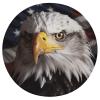 HEBVNJF Seat Cushion Round Pillow Cushion America Flag and Eagle Floor Cushions for Window Seat Bench Chair Reading Nook view 1