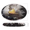 HEBVNJF Seat Cushion Round Pillow Cushion America Flag and Eagle Floor Cushions for Window Seat Bench Chair Reading Nook view 2