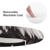 HEBVNJF Seat Cushion Round Pillow Cushion America Flag and Eagle Floor Cushions for Window Seat Bench Chair Reading Nook view 3