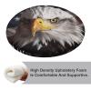 HEBVNJF Seat Cushion Round Pillow Cushion America Flag and Eagle Floor Cushions for Window Seat Bench Chair Reading Nook view 4