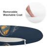 HEBVNJF Seat Cushion Round Pillow Cushion Surfboard Floor Cushions for Window Seat Bench Chair Reading Nook view 3