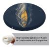 HEBVNJF Seat Cushion Round Pillow Cushion Surfboard Floor Cushions for Window Seat Bench Chair Reading Nook view 4