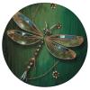 HEBVNJF Seat Cushion Round Pillow Cushion Jewel Dragonfly Floor Cushions for Window Seat Bench Chair Reading Nook view 1