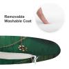 HEBVNJF Seat Cushion Round Pillow Cushion Jewel Dragonfly Floor Cushions for Window Seat Bench Chair Reading Nook view 3