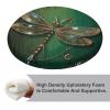 HEBVNJF Seat Cushion Round Pillow Cushion Jewel Dragonfly Floor Cushions for Window Seat Bench Chair Reading Nook view 4