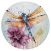 HEBVNJF Seat Cushion Round Pillow Cushion Dragonfly Watercolor Painting Floor Cushions for Window Seat Bench Chair Reading Nook view 1