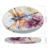 HEBVNJF Seat Cushion Round Pillow Cushion Dragonfly Watercolor Painting Floor Cushions for Window Seat Bench Chair Reading Nook view 2