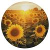 HEBVNJF Seat Cushion Round Pillow Cushion Sunshine Sunflower Field Floor Cushions for Window Seat Bench Chair Reading Nook view 1