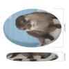 HEBVNJF Seat Cushion Round Pillow Cushion Cute Otter Floor Cushions for Window Seat Bench Chair Reading Nook view 2