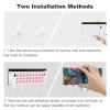 GHBNK Butterfly Tie Dye Key Holder for Wall Decorative, Wall Mounted Key Rack with 5 Hooks, Keys Hanger Organizer, Novelty Cute Home Decorations for Entryway Hallway Office Home Decor view 3