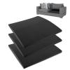 KTZCTPCA 3Pcs Couch Cushion Support, Seat Under Cushion, Under Sofa Sag Repair Pad, Sofa Furniture Seat Sagging Repair, Curved high-Density Foam Sofa Pad Support for Home Use (Black) view 1