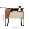YOUQUEEN Bedside Table Bedroom Nordic Bedside Table Simple Paint Bedside Shelf Living Room Sofa Side Table Balcony Corner Table Side Tables Bedroom view 2