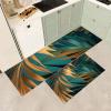 Anti Fatigue Kitchen Rug Sets 2 Piece Nature SceneryNon Slip Kitchen Mats for Floor Cushioned Rugs Waterproof Comfort Standing Mat Runner Palm Leavesfor Home Office,Sink,Laundry40*60+40*120CM view 3