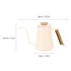 CHEOTIME 21 oz Tea Kettle with Thermometer for Stove Top Gooseneck Kettle, Pour Over Coffee Kettle, Goose Neck Tea Pot Stovetop, Hot Water Heater for Camping, Home & Kitchen view 2