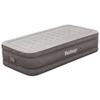 Bestway: Tough Guard 18" Air Mattress - Twin - Built-in A/C Pump, Inflatable Indoor Airbed, Wave Beam Construction, Storage Carry Bag, Luxe Surface view 1
