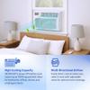 Cool-Living 18,000 BTU Window Mount Room Air Conditioner with Installation Kit and Remote Control, Cools Rooms Up To 1000 Square Feet, White view 4