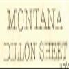 1893 Topo Map of Dillon Montana Beaverhead DeerLodge (Material: 22"x30"Canvas) view 2