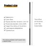 7 Pack Room Divider Partition Post Metal Slats Modern Luxury Partitions Screens Post Floor to Ceiling Privacy Screens Columnar with Adjustable feet for Home(Gold,90cm/35.4in/2.95ft) view 3