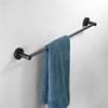 304 Stainless Steel Bathroom Storage Rack Set Toilet Brush Bathroom Towel Rack Bathroom Storage Paper Towel Rack,Black,Cup Holder view 3